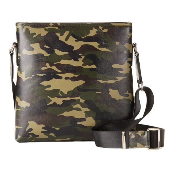 Spear Brands Camo Unisex Cross Body Bag With Satin Lined Storage Box! New - Picture 2 of 5